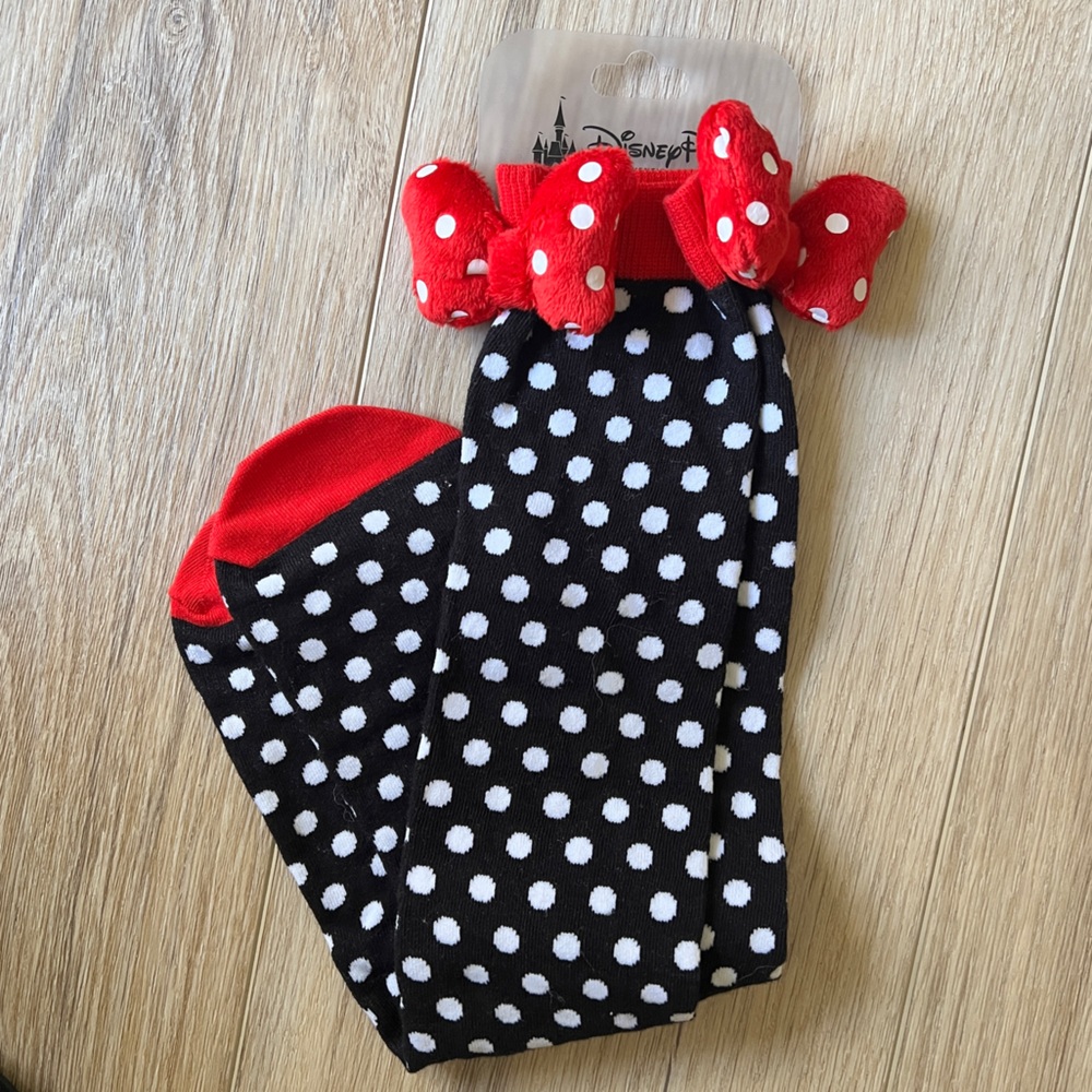 Minnie Mouse Socks NWT